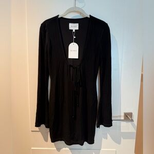 Rumer Black Long Sleeve Dress